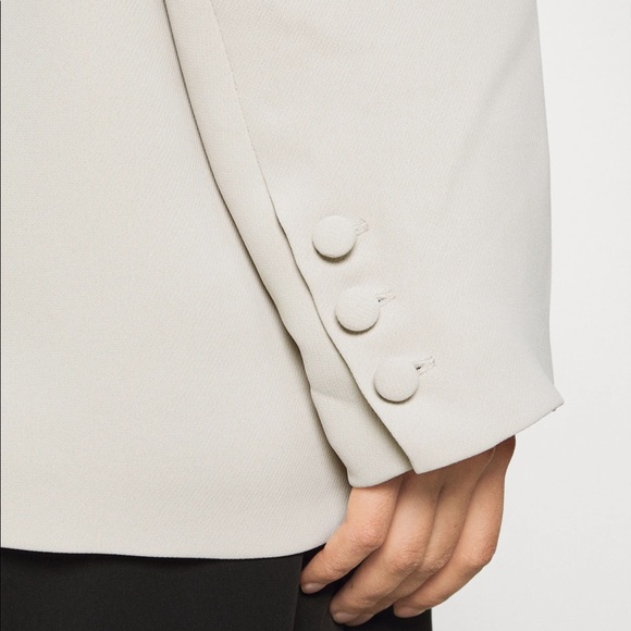 NWT Good American Peyote Boyfriend Oversized Tan Creme Blazer Size S/M - Picture 7 of 16